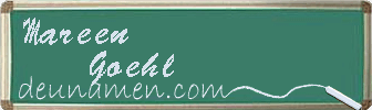 Mareen Goehl Visitenkarte